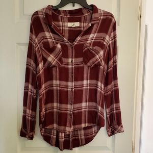 Burgundy Flannel
